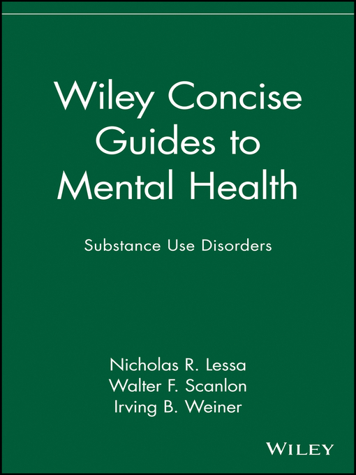 Title details for Wiley Concise Guides to Mental Health by Nicholas R. Lessa - Available